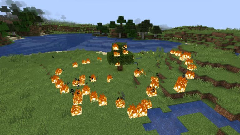 Как отключить распространение огня в Minecraft?