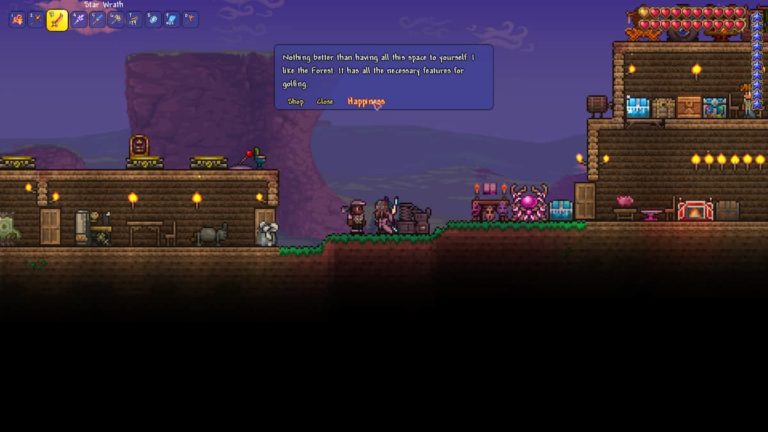 Руководство по счастью NPC в Terraria - Как увеличить счастье NPC в Terraria