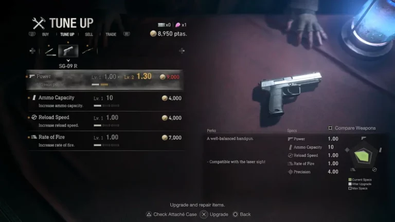 Сравнение SG-09 и Punisher в ремейке Resident Evil 4